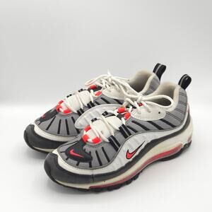 Nike Women's Air Max 98 Solar Red White OG QS Premium AH6799-104 size 8.5